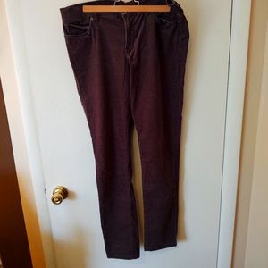 Dark grey corduroy jeans